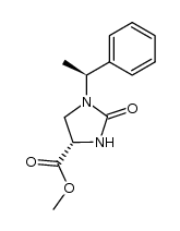 4-Imidazolidinecarboxylic acid, 2-oxo-1-(1-phenylethyl)-, methyl ester, [S-(R*,R*)]- (9CI) 结构式