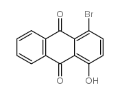 1-溴-4-羟基蒽醌 结构式