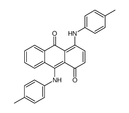 4,9-二(对甲苯氨基)-1,10-蒽醌 结构式