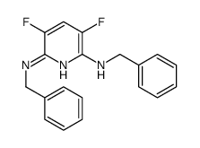 3,5-二氟-N2,N6-二(苯甲基)-2,6-吡啶二胺 结构式