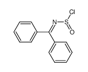 N-(氯亚磺酰基)二苯甲酮亚胺 结构式