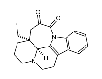 (3α,16α)-D-高埃爾布那明-14,15-二酮 结构式