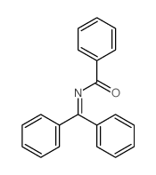N-(二苯亚甲基)苯甲酰胺 结构式