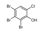 2,3,4-三溴-6-氯苯酚 结构式