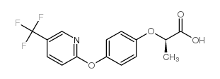 精吡氟禾草灵 结构式