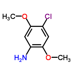 4-氯-2,5-二甲氧基苯胺 结构式