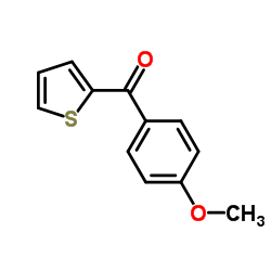 2-(4-甲氧基苯甲酰)噻吩 结构式
