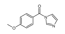 1H-咪唑-1-基(4-甲氧基苯基)甲酮 结构式