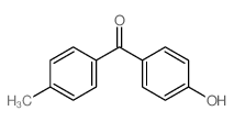 4-羟基-4'-甲基二苯甲酮 结构式