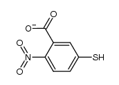 2-硝基-5-巯基苯甲酸根离子 结构式