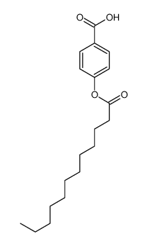 4-十二烷酰氧基苯甲酸 结构式