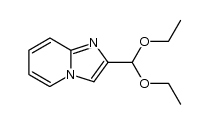 2-二乙氧甲基咪唑并[1,2-a]吡啶 结构式