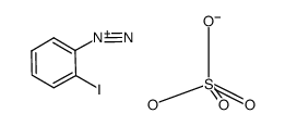 2-碘苯重氮硫酸氢盐 结构式