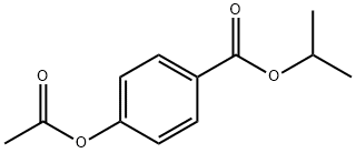 4-乙酰氧基苯甲酸异丙酯 结构式