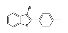 3-溴-2-(4-甲基苯基)苯并[b]噻吩 结构式