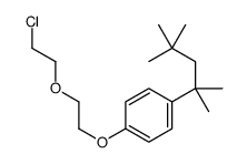 1-[2-(2-氯乙氧基)乙氧基]-4-(1,1,3,3-四甲基丁基)苯 结构式