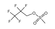 1-Propanol, 2,2,3,3,3-pentafluoro-, Methanesulfonate 结构式