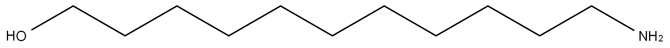 11-氨基-1-十一醇 结构式