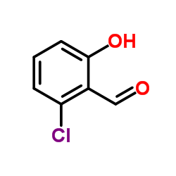 2-氯-6-羟基苯甲醛 结构式