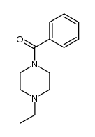 (4-乙基哌嗪-1-基)(苯基)甲酮 结构式