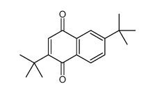 2,6-二叔丁基-1,4-萘醌 结构式