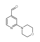 2-吗啉异烟酰醛 结构式