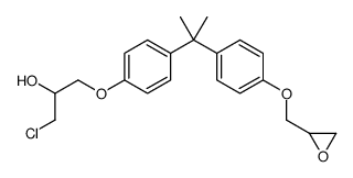 双酚A(3-氯-2-羟丙基)甘油醚 结构式