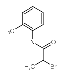 2-溴-N-(2-甲苯基)丙酰胺 结构式