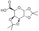 1,2:3,4-二-O-异丙叉-α-D-半乳糖-6-羧酸 结构式