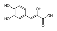 2-羟基-3-(3,4-二羟基苯基)丙烯酸 结构式