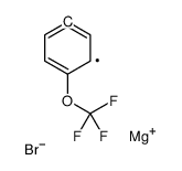 4-(三氟甲氧基)苯基溴化镁 结构式