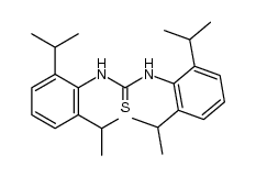 N,N'-双(2,6-二异丙基苯基)硫脲 结构式
