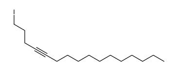 1-碘-4-十六碳炔 结构式