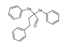 4-苯基-2,2-双(苯基硒基)丁醛 结构式