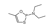 N,N-二乙基-5-甲基-1,3,2-氧硫磷杂环戊-2-胺 结构式