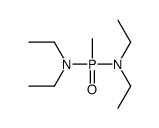N-[二乙氨基(甲基)磷酰基]-N-乙基乙胺 结构式
