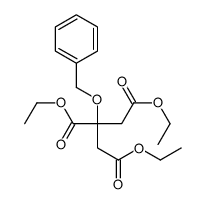 2-苄氧基丙烷-1,2,3-三羧酸三乙酯 结构式