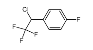 1-(1-氯-2,2,2-三氟乙基)-4-氟苯 结构式