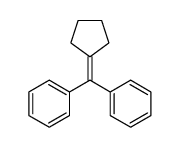 Benzene, 1,1'-(cyclopentylidenemethylene)bis- 结构式