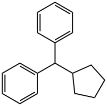 1,1'-(环戊基亚甲基)二苯 结构式
