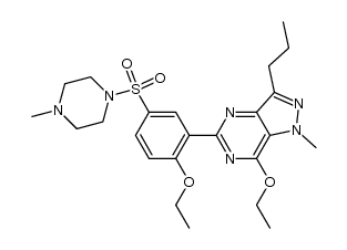 西地那非杂质50 结构式
