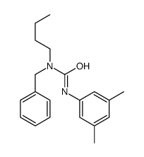 1-苄基-1-丁基-3-(3,5-二甲基苯基)脲 结构式