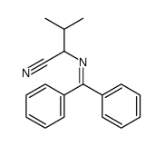 Butanenitrile, 2-[(diphenylmethylene)amino]-3-methyl- 结构式
