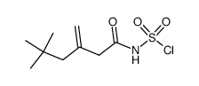 Hexanamide, N-(chlorosulfonyl)-5,5-dimethyl-3-methylene- 结构式