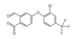 5-[2-氯-4-(三氟甲基)苯氧基]-2-硝基苯甲醛 结构式