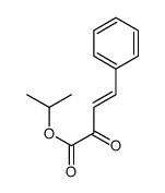 2-氧代-4-苯基-3-丁烯酸异丙酯 结构式