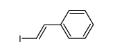 Benzene, (2-iodoethenyl)- 结构式