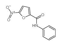 5-硝基-N-苯基呋喃-2-甲酰胺 结构式