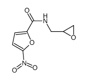 5-硝基-N-(环氧乙烷-2-基甲基)呋喃-2-甲酰胺 结构式