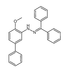 二苯甲酮 (4-甲氧基[1,1'-联苯]-3-基)腙 结构式